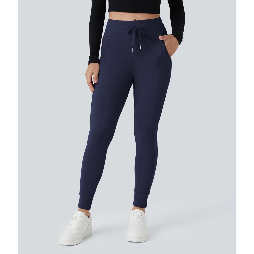 Halara Softlyzero High Waisted Drawstring Full Le… - image 6